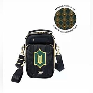 Wicked x Lug Skeeter MiniBridge SE Satin Luxe VL Convertible Crossbody Bag NWT